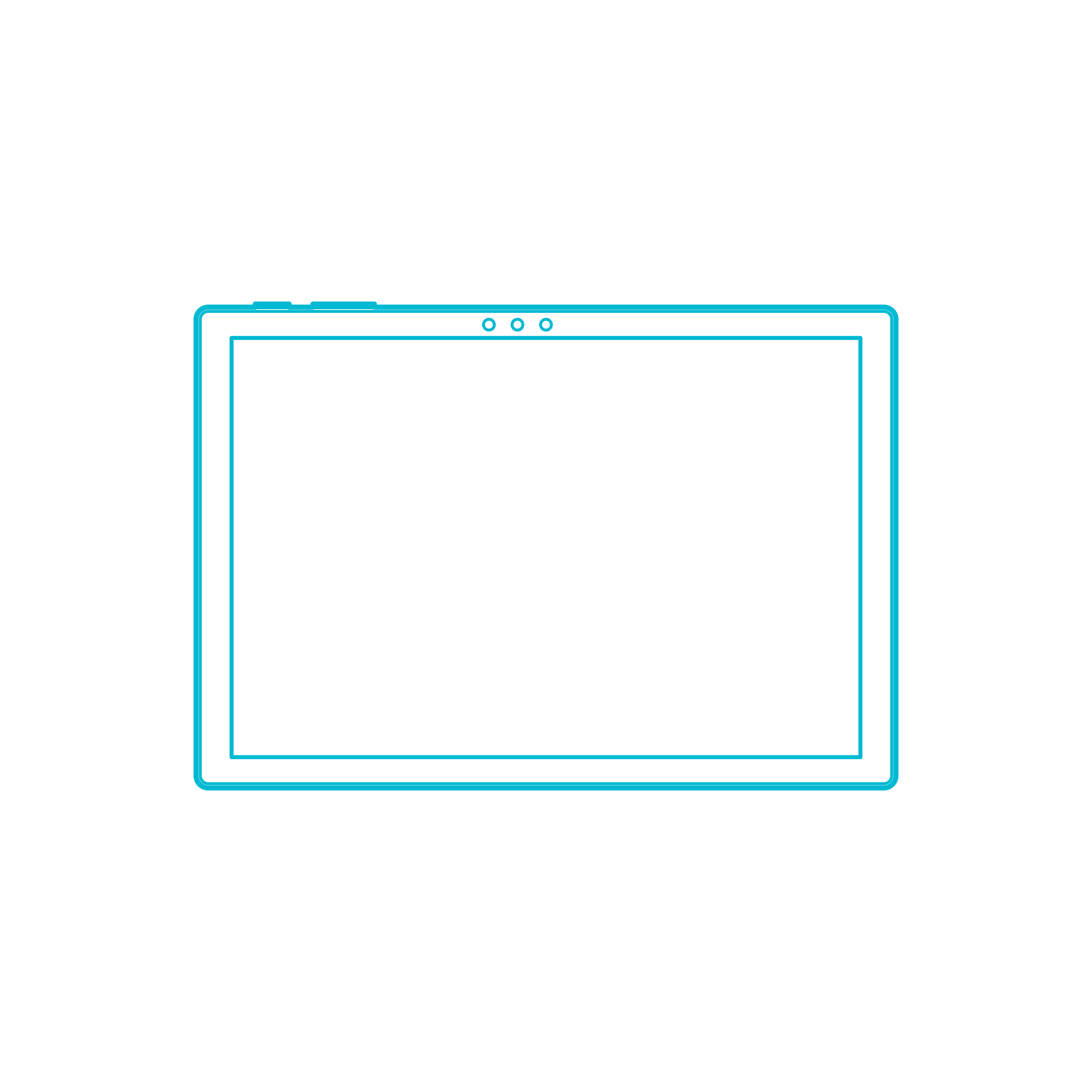 Digital Microsoft Surface Computers Microsoft Surface Pro 6 Outline Svg Vector Free Vectors